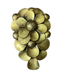 3” Long Dress Coat Fur Clip Vintage